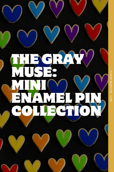 The Gray Muse Mini Enamel Pin Collection