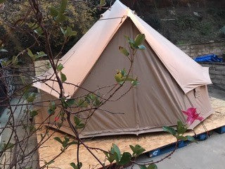 backyard glamping yurt bell tent 