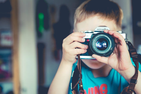 Kid Using Camera