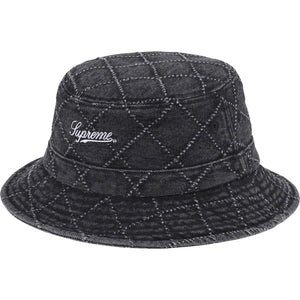 Supreme Men's Punched Denim Camp Cap