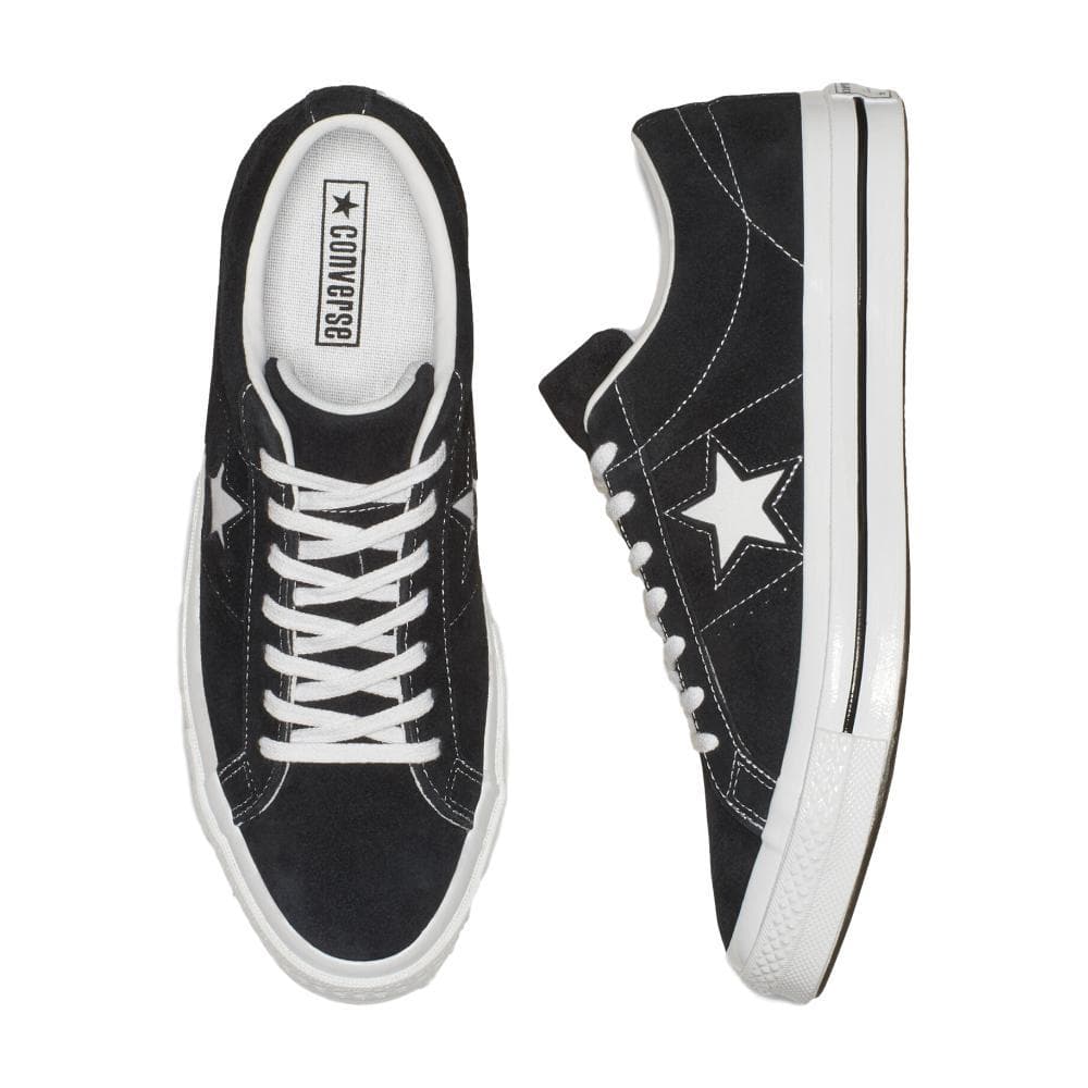 black converse 1 star