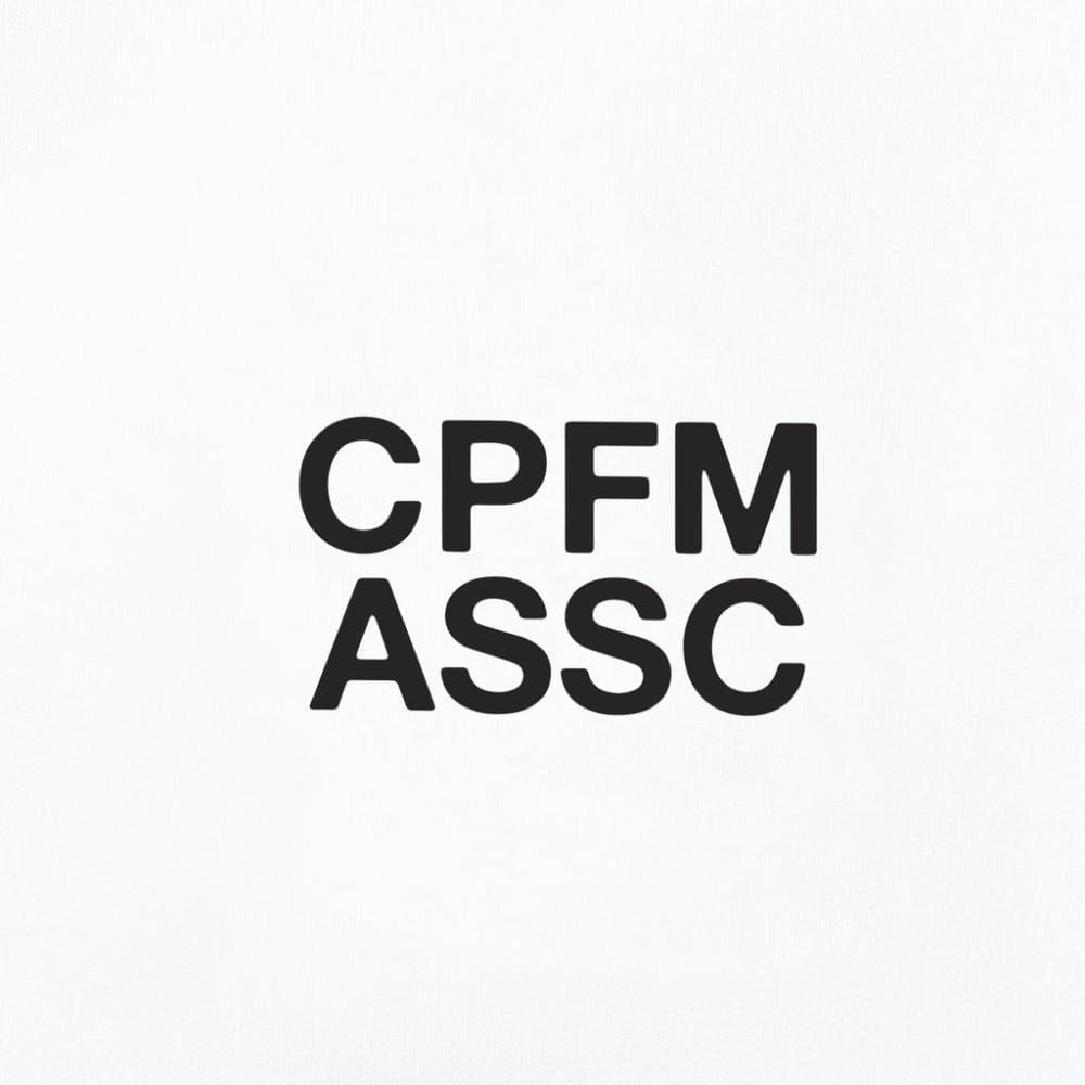 CPFM X ASSC White Tee L ④ Tシャツ カットソー(半袖 袖なし