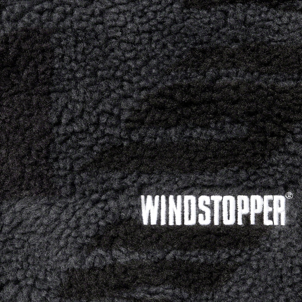 SUPREME GEO REVERSIBLE WINDSTOPPER FLEECE JACKET-BLACK - Popcorn Store