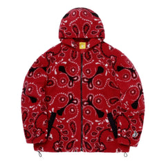 FR2 PAISLEY FLEECE HOODIE-BLACK - Popcorn Store