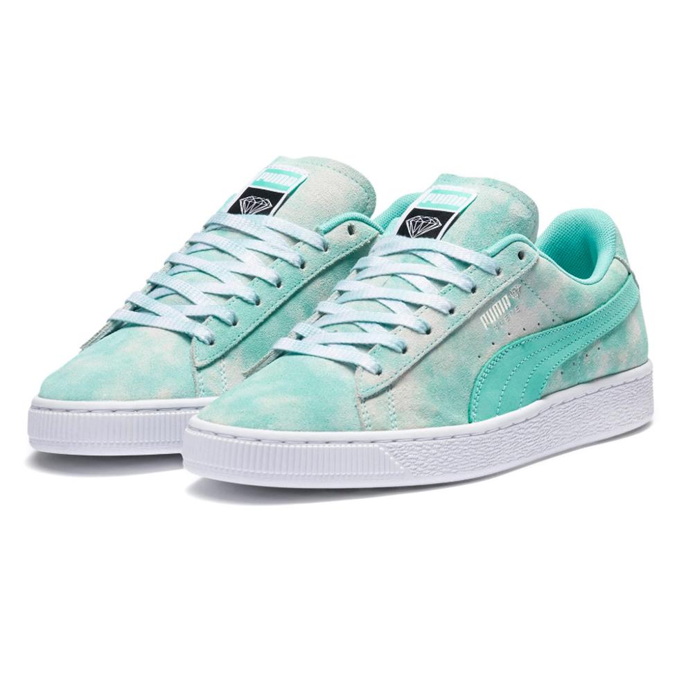 puma suede mint