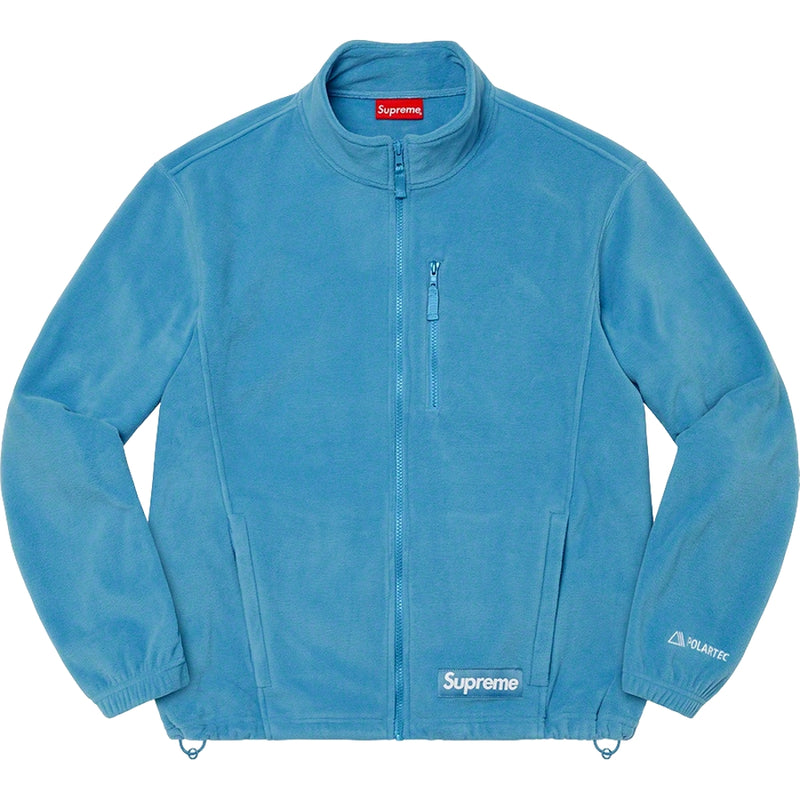 SUPREME POLARTEC ZIP JACKET-TEAL - Popcorn Store