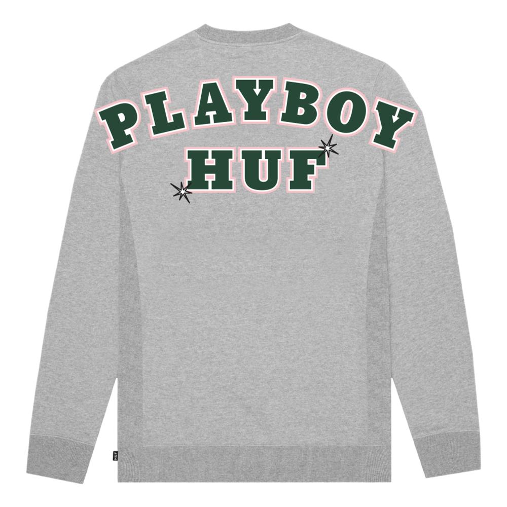 NTWRK - HUF RABBIT HEAD CREW-GREY HEATHER