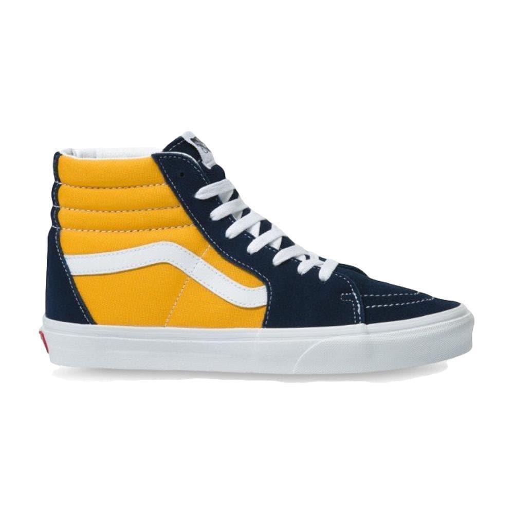 vans sk8 hi yellow black