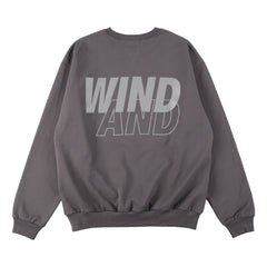 WIND AND SEA BIG SEA CREWNECK-B.BLUE CREAM - Popcorn Store