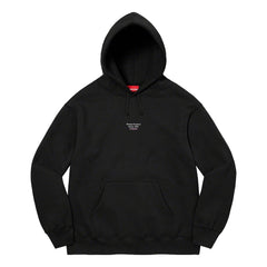 SUPREME VARSITY HOODED SWEATSHIRT-BLACK - Popcorn Store