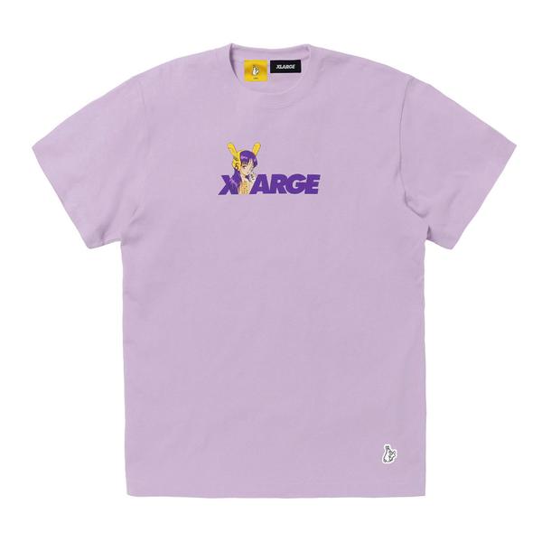 NTWRK - #FR2 XLARGE COLLABORATION WITH #FR2 LOGO TEE-PURPLE