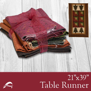 Log Cabin In The Pines Table Runner Kit 21 X 39 Anderson