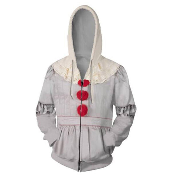 pennywise zip up hoodie