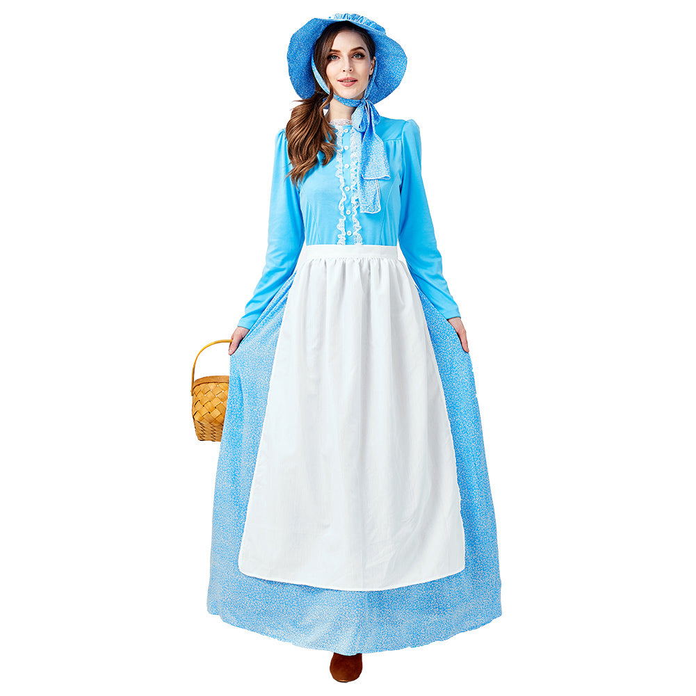 Women Pioneer Dress Colonial Prairie Costume Fancy Dress – INSWEAR