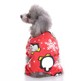 Christmas Snowflake Penguin Dog Costumes Holiday Halloween Christmas Pet Clothes Soft Comfortable Dog Clothes - INSWEAR