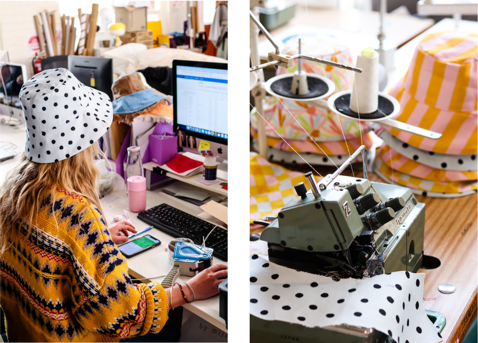 Bucket hat manufacturing