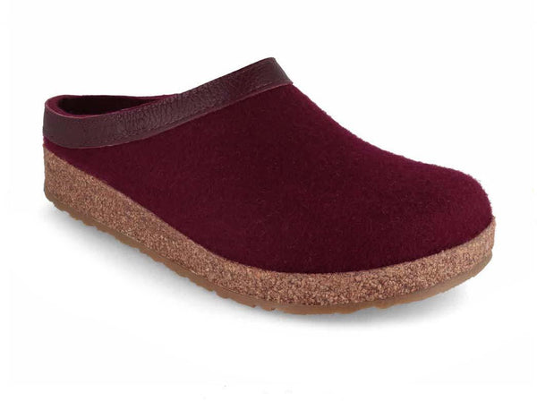 wool felt clogs