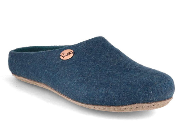 WoolFit Ankle-High Felt Slippers Taiga Light Gray / 45