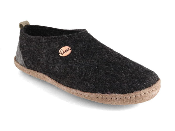 WoolFit Ankle-High Felt Slippers Taiga Light Gray / 45