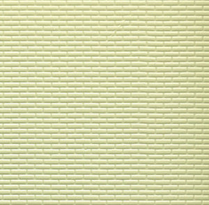 SP-401G Slaters OO Gauge (4mm) Brick green embossed sheet, A4 sheet