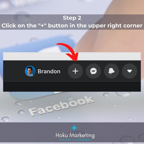 step 2 click on plus button