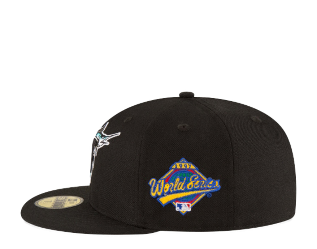 New Era 59Fifty MLB Florida Marlins 1997 World Series Black Fitted Hat ...