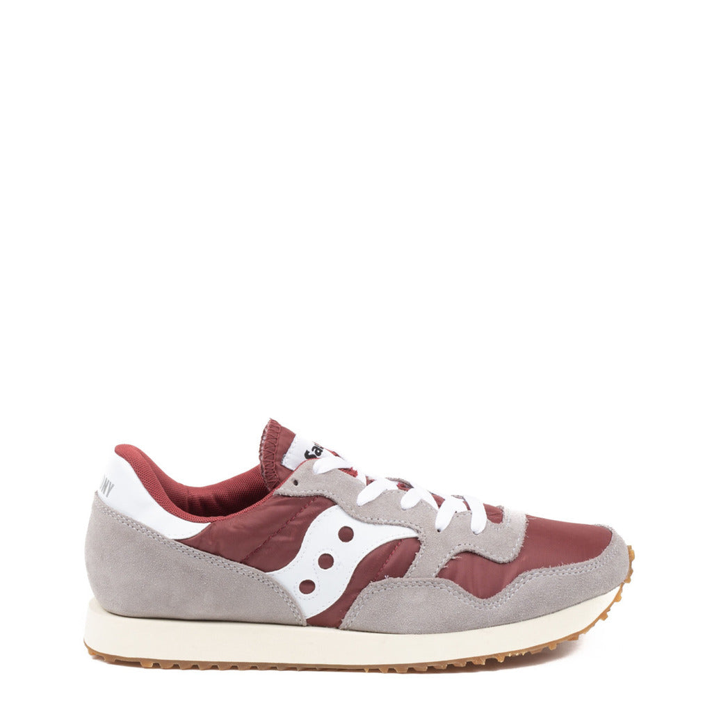 saucony grigie e bordeaux