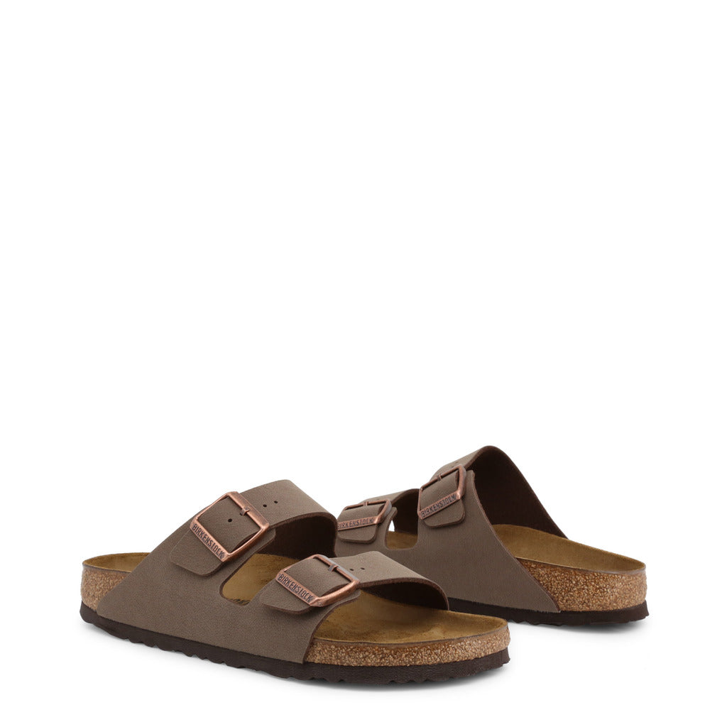 Birkenstock Arizona Birkibuc Mocca Sandals 0151183 Narrow Width – Becauze