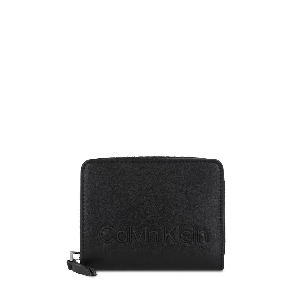 Calvin Klein Recycled Zip Around CK Black Women's Wallet K60K610264-BA –  