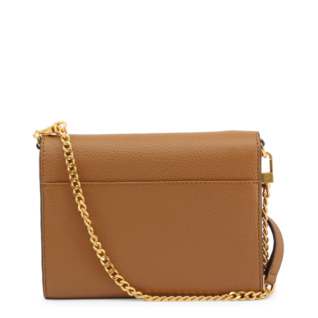 Tory Burch Britten Brown Chain Wallet Crossbody Women's Bag 67296-209 –  