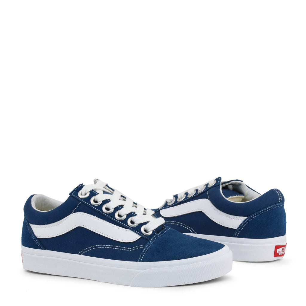 Vans Old Skool OS Blue/True White Low Top Sneakers VN0A3WLYJVS – Becauze