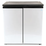 Avanti Side By Side Refrigerator & Freezer Stainless Steel 5.5 Cubic Feet Black RMS551SS