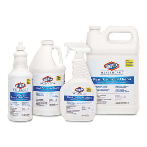 Clorox Healthcare Bleach Germicidal Cleaner, 32 oz Spray Bottle, 6-Carton 68970