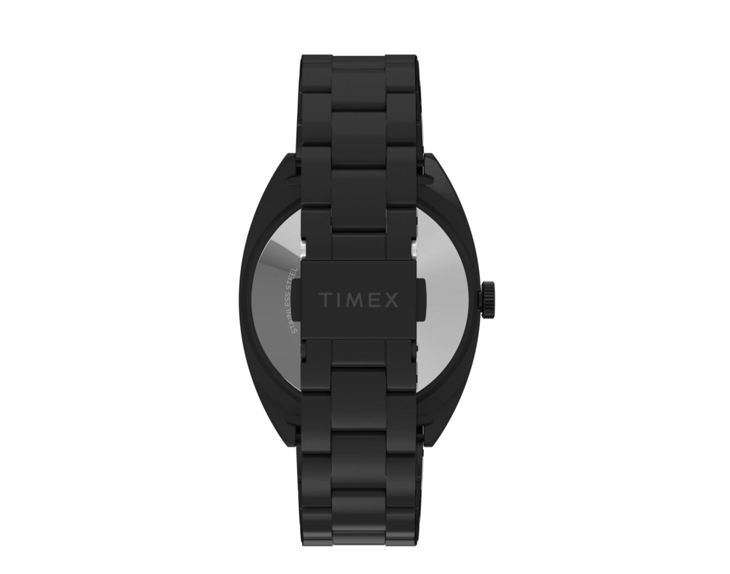 Timex Milano XL 38mm Stainless Steel Bracelet Black Watch TW2U15500VQ –  