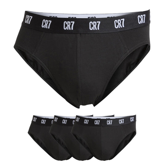 Cristiano Ronaldo CR7 3-Pack Boxer Briefs Black Men's Underwear