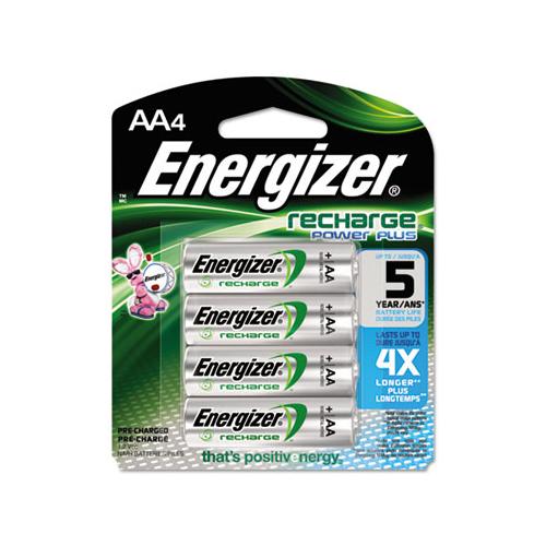 Energizer AA NiMH Rechargeable Batteries 1.2V (4 Count) NH15BP4