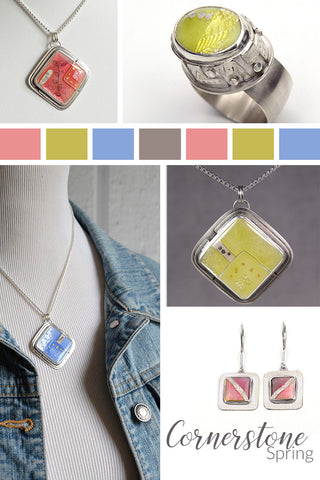 Spring 2021 Silver and Enamel Jewelry Collection