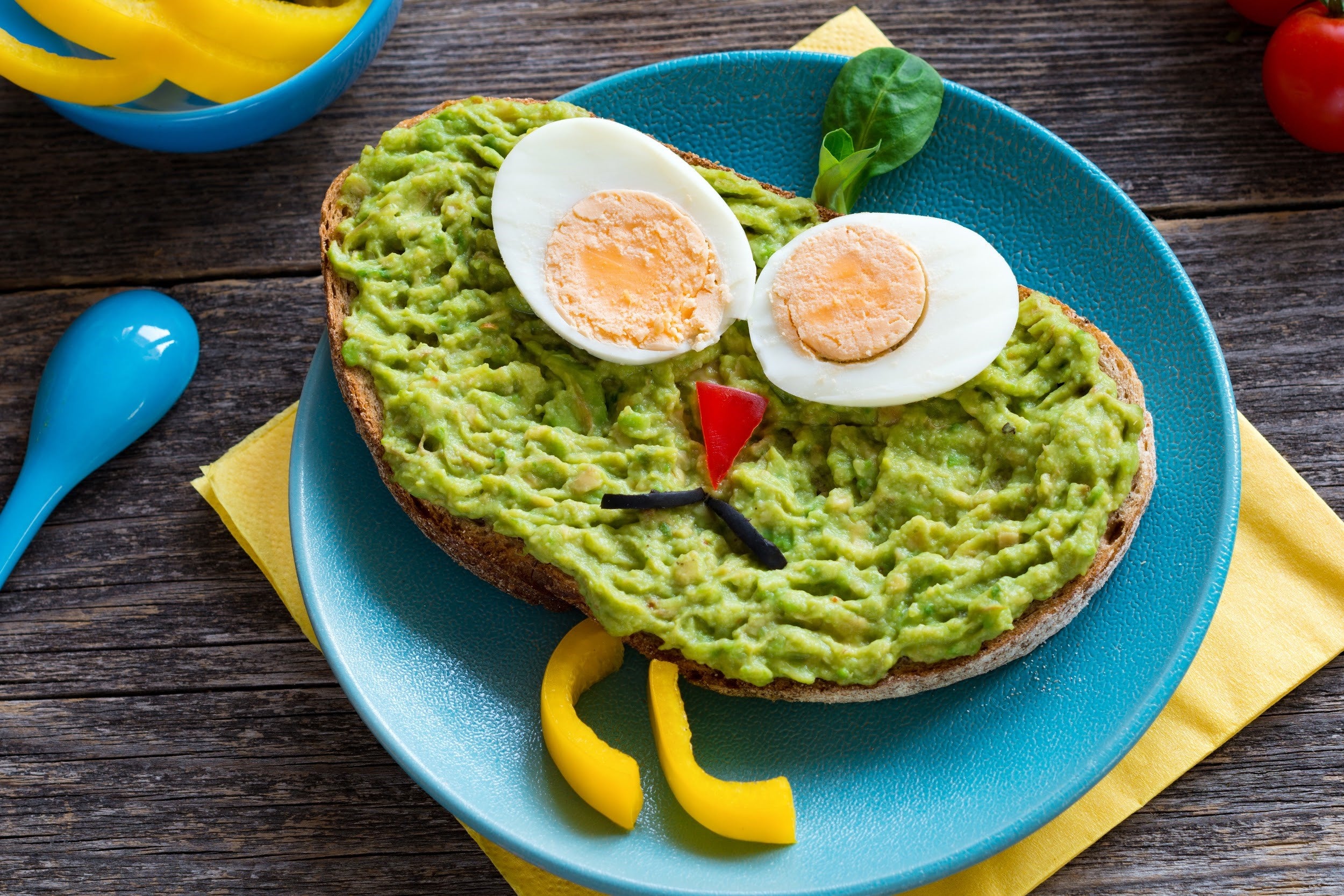 top breakfast recipes for kids with attention deficit disorders - avocado toast