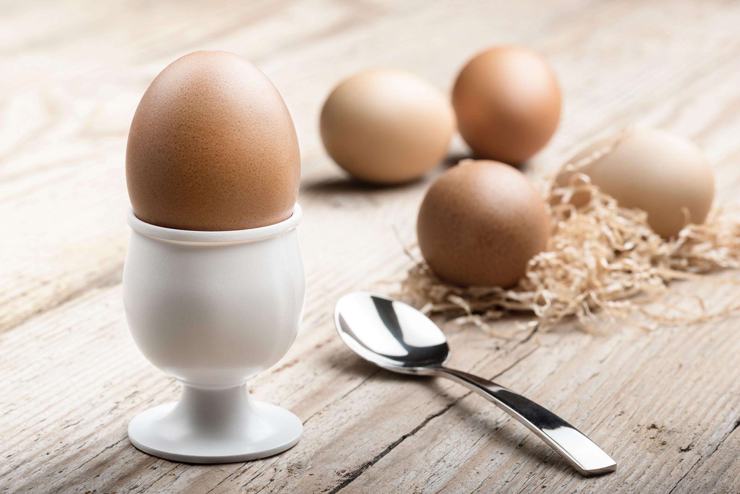 good fats for brain health - hard boiled eggs