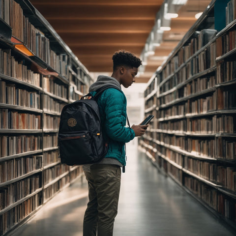 A student carrying backpack - Touchy Style