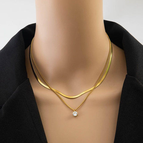 Layered Necklace - Touchy Style