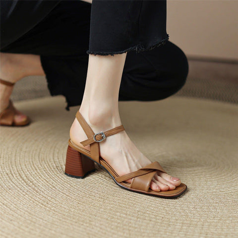 Leather sandals - Touchy Style