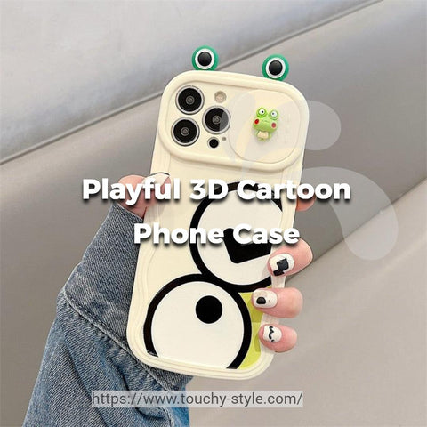 Playful 3D Cartoon Phone Case Touchy Style