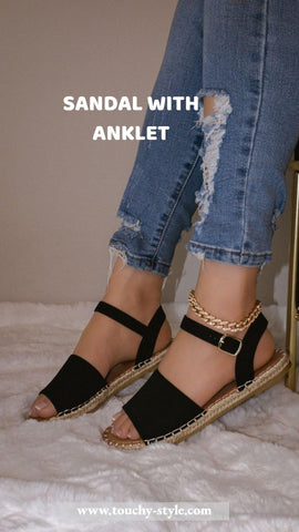 Sandal with anklet - Touchy Style