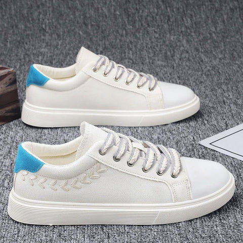 canvas white sneaker - Touchy Style