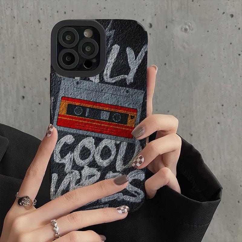 Sleek Black Monster: Cute Phone Case with Lens Soft Cover for iPhone 14,  13, 12, 11 Pro, XS Max, X, XR, 6, S, 7, 8 Plus, and SE