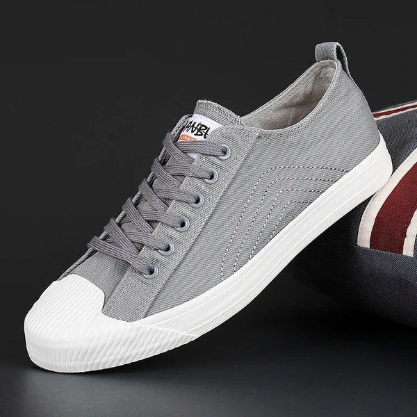 Canvas Men's Casual Shoes 2021 Fashion Sneakers Breathable Cool Street Shoes  Male Sneakers Black Blue Red