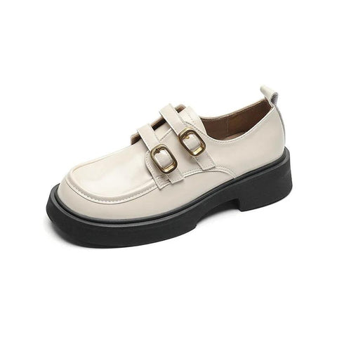 w7586 pu leather loafer - Touchy Style