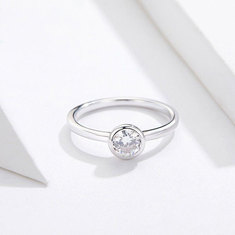 Touchy Ring Style (GX319) 925 Sterling Minimalist Silver Band - 2mm Charm Finger | Jewelry