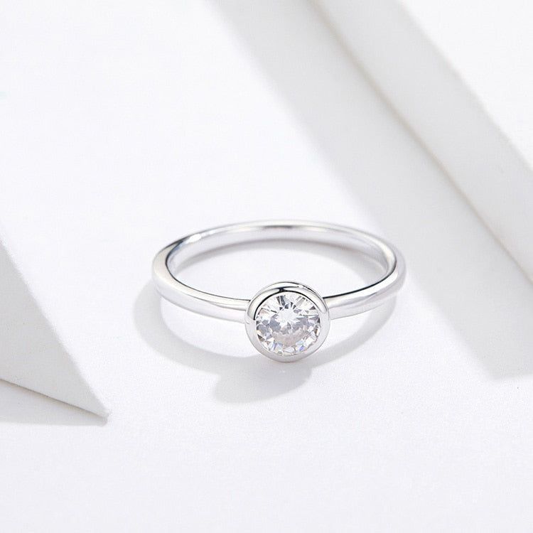 Ring Touchy - 925 Style Minimalist Charm (GX319) Finger Band Jewelry 2mm Sterling | Silver